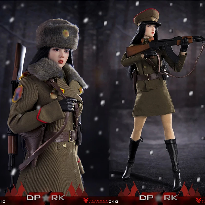 

FS-73040 1/6 Korean Garrison Female Officer FLAGSET Full Set 12" Action Figure Collectible In Stock