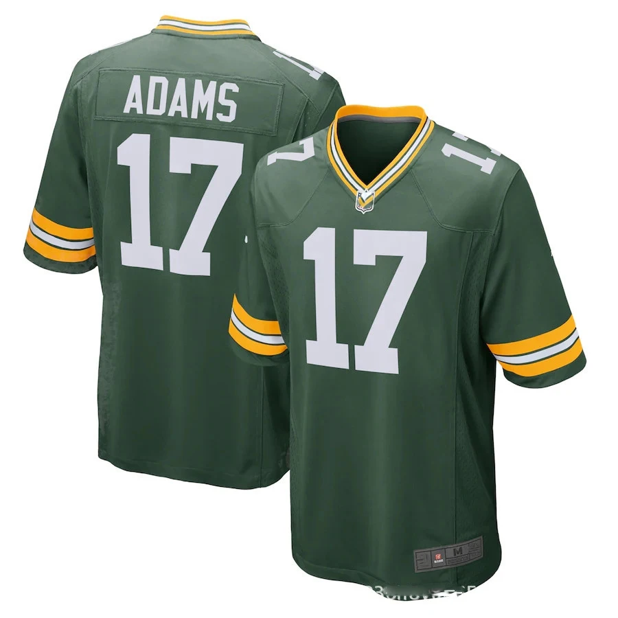 Bilok Embroidery American Rugby Jersey Green Bay Packers 17# Adams Fans Wear Men Women Kid Youth Football Jersey Jacket Shirt
Bilok Embroidery American Rugby Jersey Green Bay Packers 17# Adams Fans Wear Men Women Kid Youth Football Jersey Jacket Shirt
