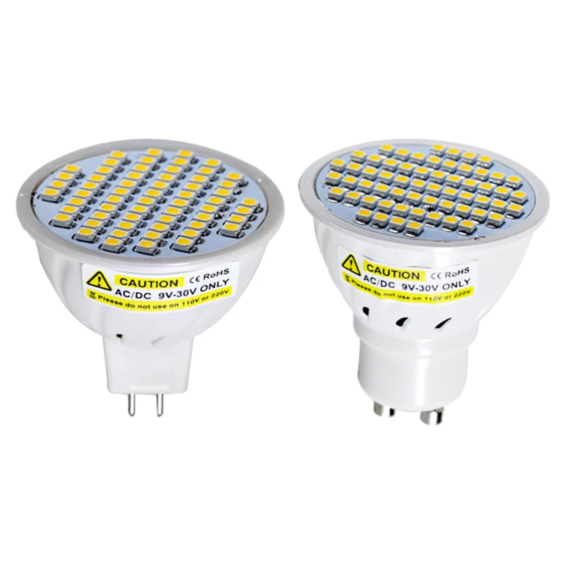 

lampada led GU10 MR16 super 3W Ac Dc 12 24 V volt spotlight Non-Dimmable 12v 24v Down light Indoor Home Spot bulb lamp