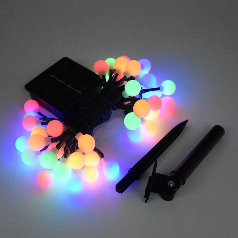 Patio Decor Fairy Icicle Holiday Light Christmas Solar Lamps Outdoor Lighting String 50 Beads 7 Meters Bulbs Led Starry Rope
Patio Decor Fairy Icicle Holiday Light Christmas Solar Lamps Outdoor Lighting String 50 Beads 7 Meters Bulbs Led Starry Rope