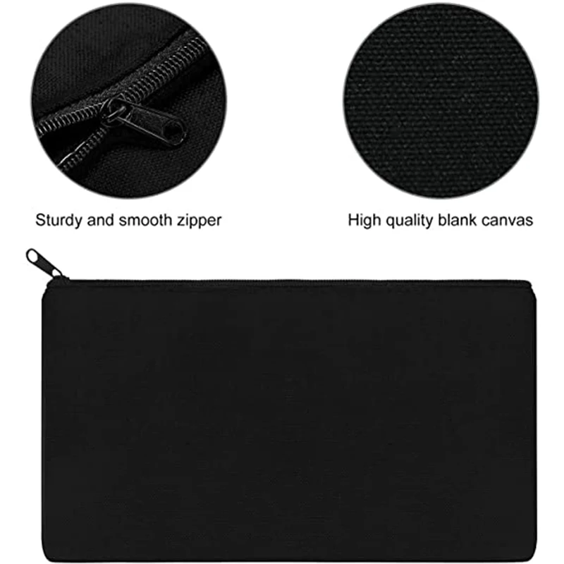 16 Pack Canvas Zipper Bags, Blank DIY Craft Pouches for Travel Cosmetic Makeup Bags, Pencil Case, Party Gift Bags
16 Pack Canvas Zipper Bags, Blank DIY Craft Pouches for Travel Cosmetic Makeup Bags, Pencil Case, Party Gift Bags