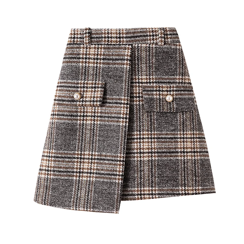 Woolen skirt autumn winter women's A-line short skirt in autumn 2020 new size fat girl shows thin winter with sweater
Woolen skirt autumn winter women's A-line short skirt in autumn 2020 new size fat girl shows thin winter with sweater