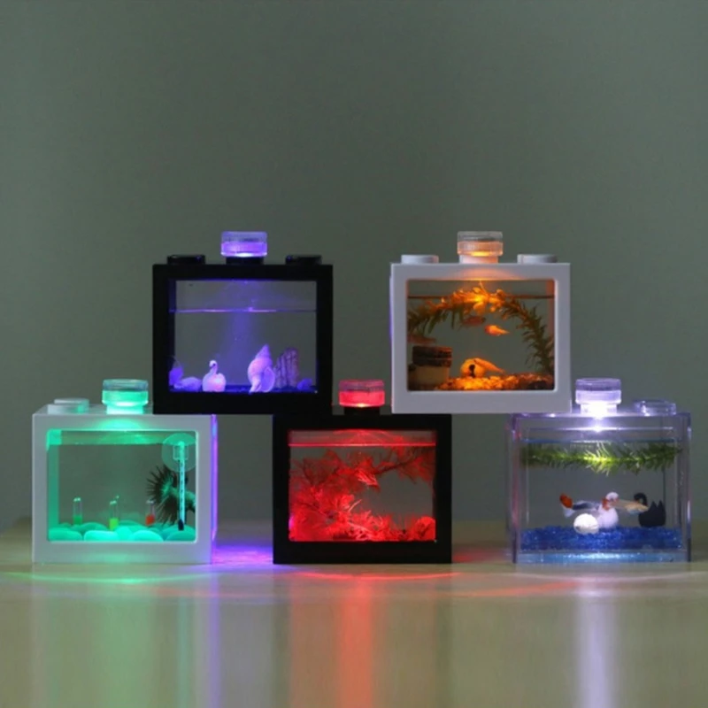 Aquarium Mini Building Block Betta Cylinder Stackable Creative Fish Tank Seawe Landscape Box Desktop Ornaments
Aquarium Mini Building Block Betta Cylinder Stackable Creative Fish Tank Seawe Landscape Box Desktop Ornaments