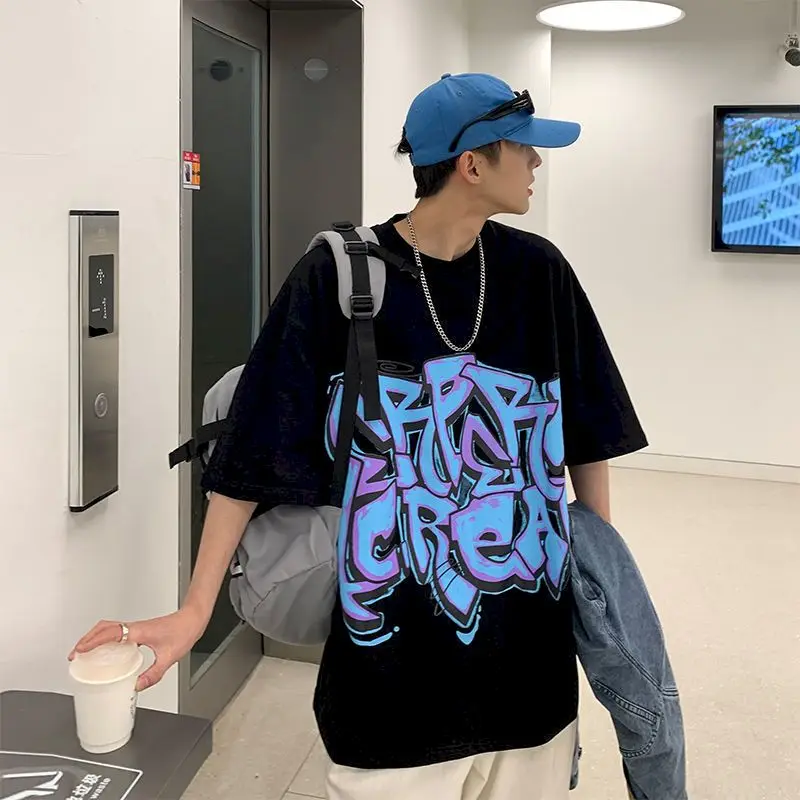 Oversized T-shirt Women T Shirt Couple Summer Tops Men Casual Oversized Clothing Hip Hop Alphabet Graffiti Print Gothic Punk Top
Oversized T-shirt Women T Shirt Couple Summer Tops Men Casual Oversized Clothing Hip Hop Alphabet Graffiti Print Gothic Punk Top