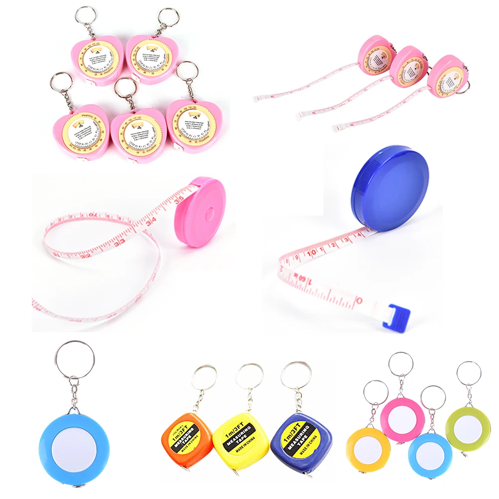 Multi Choices Tape Measure Portable Body Fitness Measuring Retractable Ruler Colorful Print Accurate Centimeter Sewing Tapeline
Multi Choices Tape Measure Portable Body Fitness Measuring Retractable Ruler Colorful Print Accurate Centimeter Sewing Tapeline