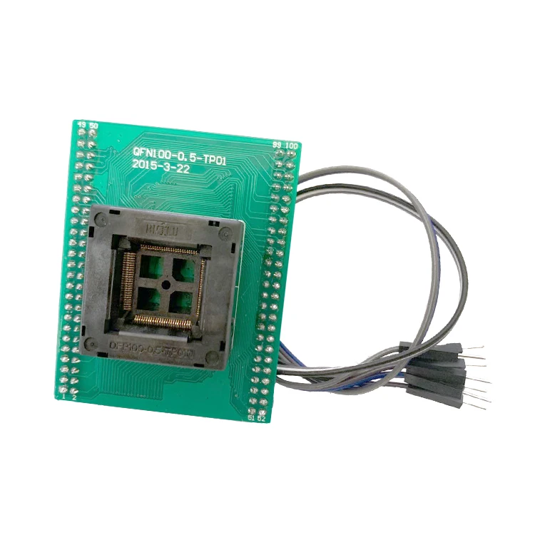 Программируемая розетка QFP100 MCU, шаг 0,5 мм, размер корпуса ис 14 х14 мм, тестовая розетка, вывод, подходит для основных программаторов, 8 шт. кабелей
Программируемая розетка QFP100 MCU, шаг 0,5 мм, размер корпуса ис 14 х14 мм, тестовая розетка, вывод, подходит для основных программаторов, 8 шт. кабелей