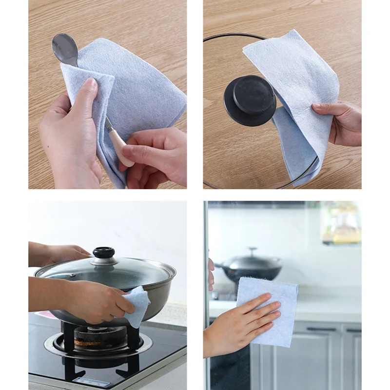 4Pcs Dish Cloth Coconut Shell Rags Non-Oily Kitchen Disposable Lazy Rags Thickened Scouring Pads Kitchen Clean Supplies
4Pcs Dish Cloth Coconut Shell Rags Non-Oily Kitchen Disposable Lazy Rags Thickened Scouring Pads Kitchen Clean Supplies
