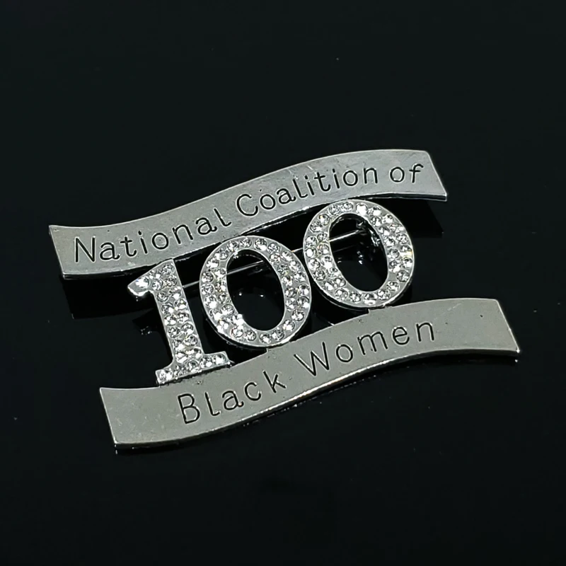 "100 Year National Coalition of Black Women" Words Lapel Pin Souvenir Gift Rhinestone Numbers Brooch Jewelry&Accessories
"100 Year National Coalition of Black Women" Words Lapel Pin Souvenir Gift Rhinestone Numbers Brooch Jewelry&Accessories