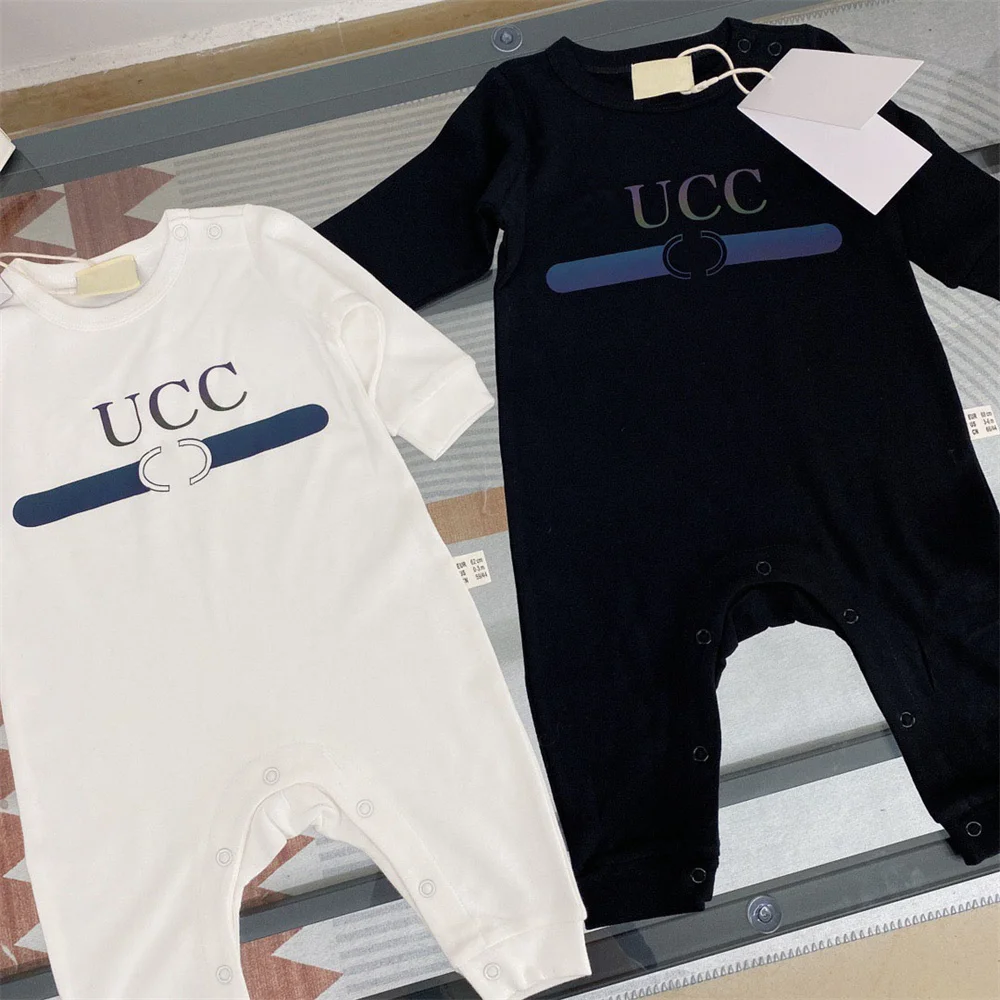 Newborn Baby Girls and Boy Long Sleeve New Year Spring Cotton Clothes Designer Brand Letter Print Infant Romper Children Ourfits
Newborn Baby Girls and Boy Long Sleeve New Year Spring Cotton Clothes Designer Brand Letter Print Infant Romper Children Ourfits