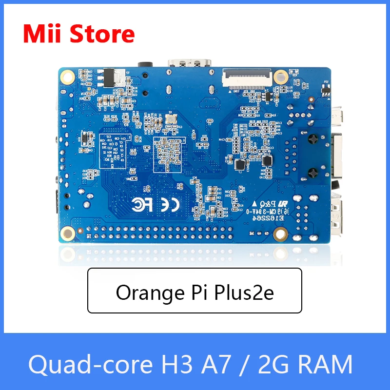 Плата макетная Orange Pi Plus2e 2 Гб H3 четырехъядерная с открытым исходным кодом