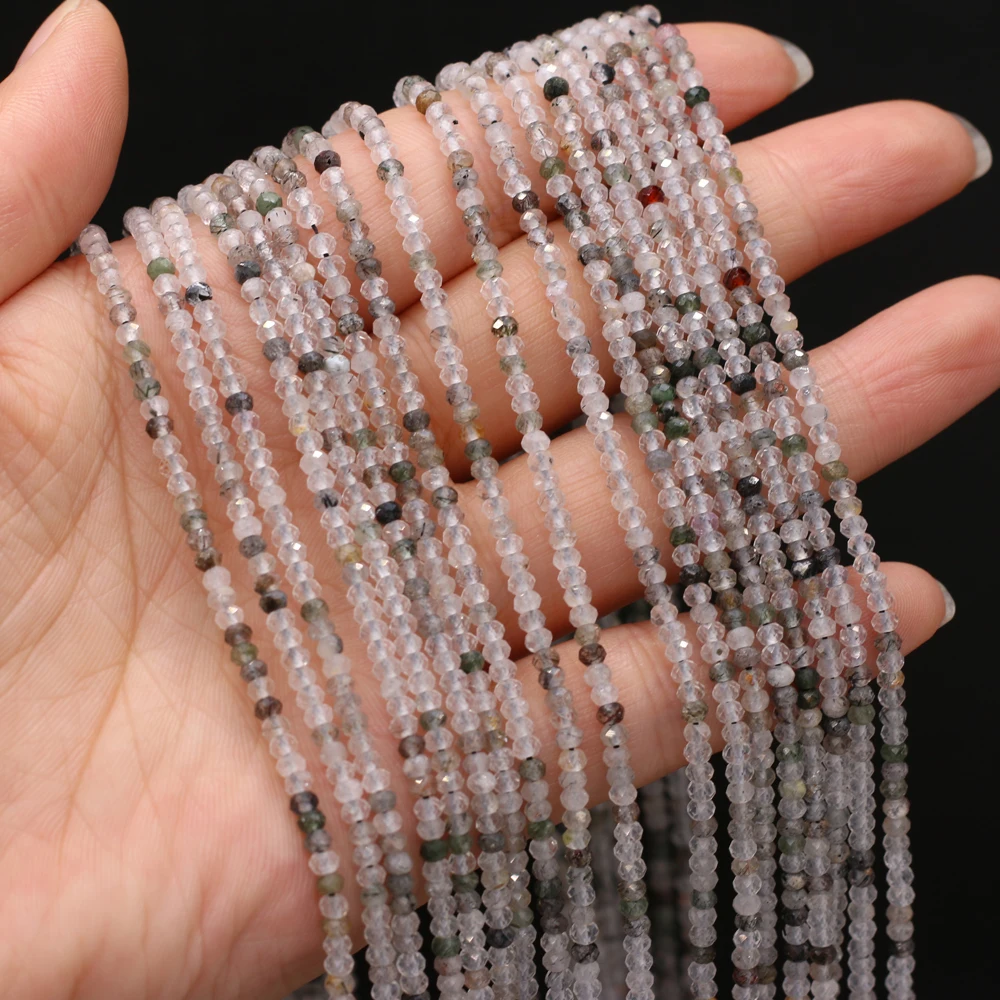 New Style Natural Stone Bead Section Black Hair Quartz Small Beads For DIY Jewelry Making Necklace Bracelet Earrings Accessory
New Style Natural Stone Bead Section Black Hair Quartz Small Beads For DIY Jewelry Making Necklace Bracelet Earrings Accessory