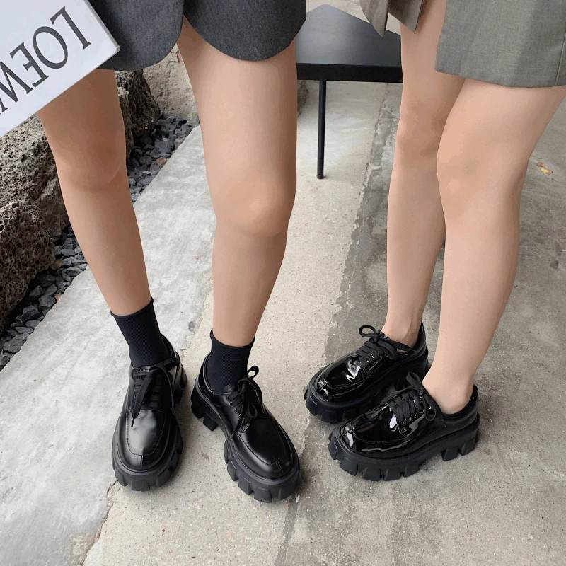 Mr Co Small Leather Shoes Female New Wild Thick High Heel Retro Black Work Shoes Spring And Autumn Sponge Cake Low Single Shoes
Mr Co Small Leather Shoes Female New Wild Thick High Heel Retro Black Work Shoes Spring And Autumn Sponge Cake Low Single Shoes