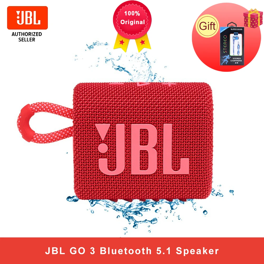GO3 Wireless Bluetooth 5.1 Speaker GO 3 Portable Waterproof Speaker Outdoor Speakers Sport Bass Sound 5 Hours Battery
GO3 Wireless Bluetooth 5.1 Speaker GO 3 Portable Waterproof Speaker Outdoor Speakers Sport Bass Sound 5 Hours Battery