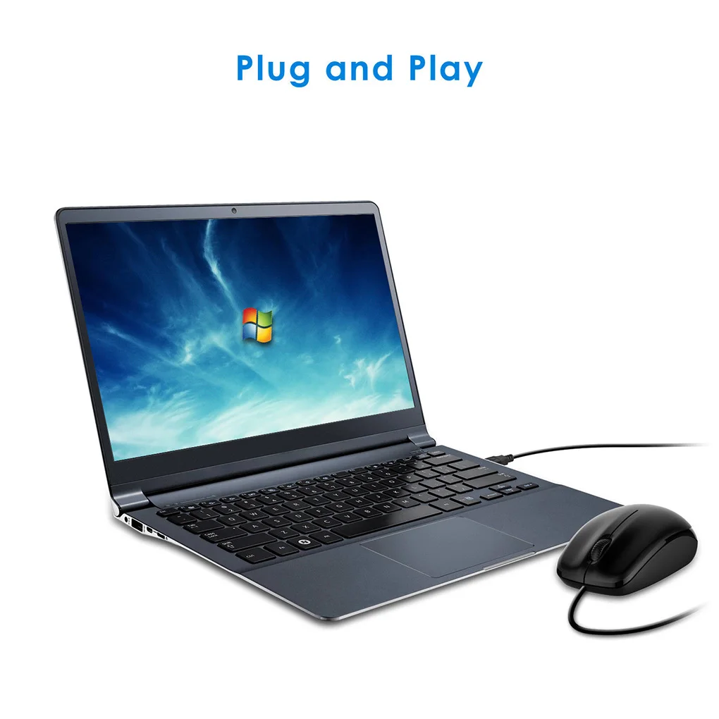 2.4G Office 3 Buttons Wired USB Plug Optical Desktop Mouse Mini Black Computer PC Laptop Mice
2.4G Office 3 Buttons Wired USB Plug Optical Desktop Mouse Mini Black Computer PC Laptop Mice