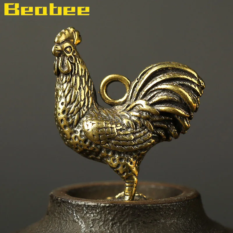 Vintage Solid Brass Fortune Cock Keychain Pendants Car Key Chain Rings Hanging China Handmade Pure Coper Key Chain Accessories
Vintage Solid Brass Fortune Cock Keychain Pendants Car Key Chain Rings Hanging China Handmade Pure Coper Key Chain Accessories