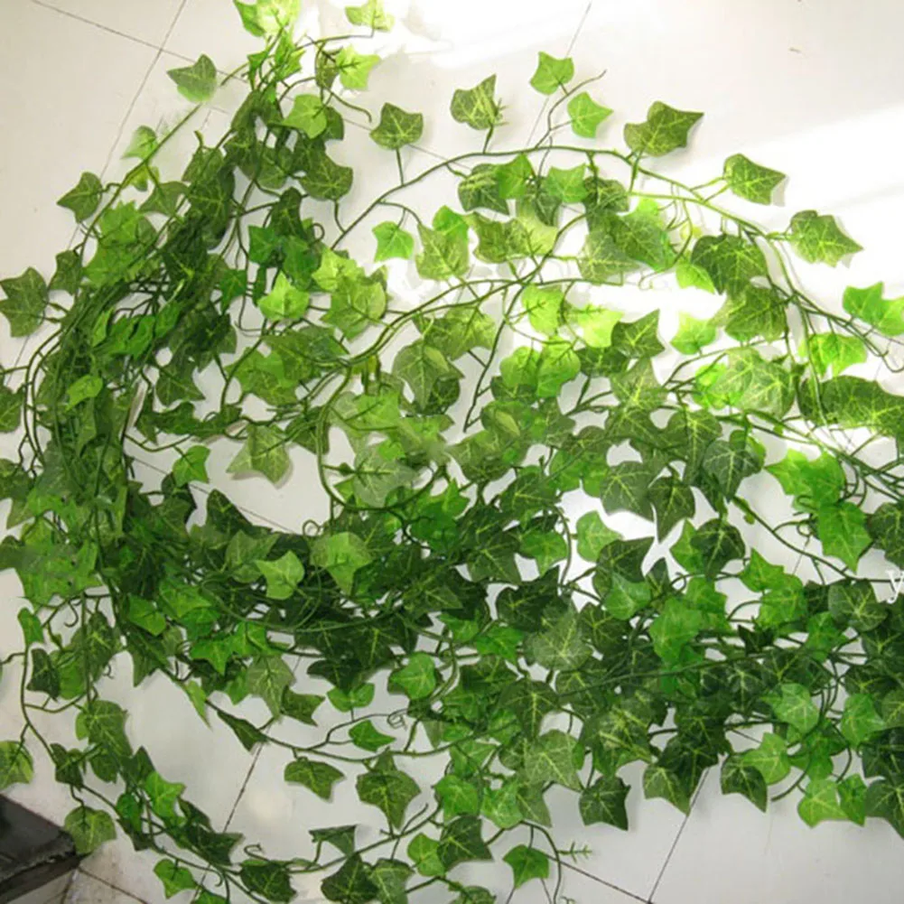 1.8 M Home Decor Artificial Ivy Leaf Garland Plants Vine Fake Foliage Flowers Creeper Green Ivy Wreath Party Wedding Decoration
1.8 M Home Decor Artificial Ivy Leaf Garland Plants Vine Fake Foliage Flowers Creeper Green Ivy Wreath Party Wedding Decoration