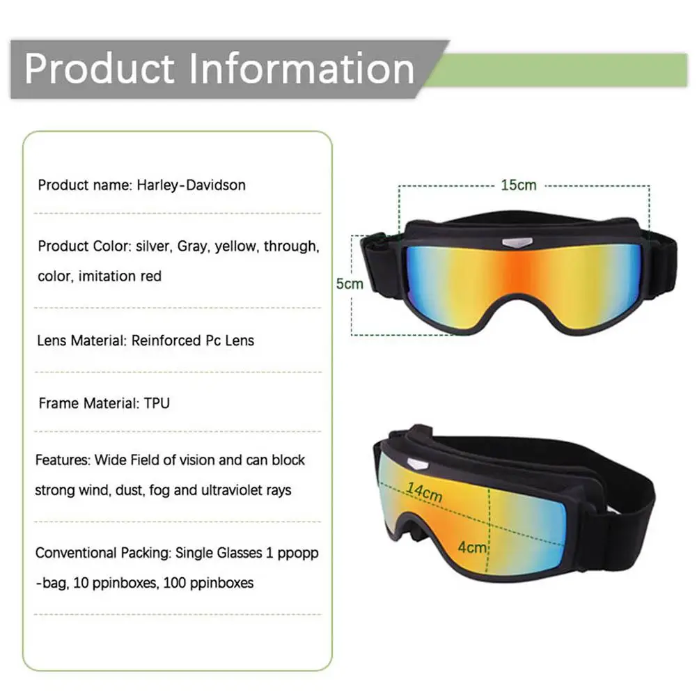 Motocross Goggles Windproof Retro Multi Colour Helmet Glasses Motocycle Off-road Riding Goggles
Motocross Goggles Windproof Retro Multi Colour Helmet Glasses Motocycle Off-road Riding Goggles
