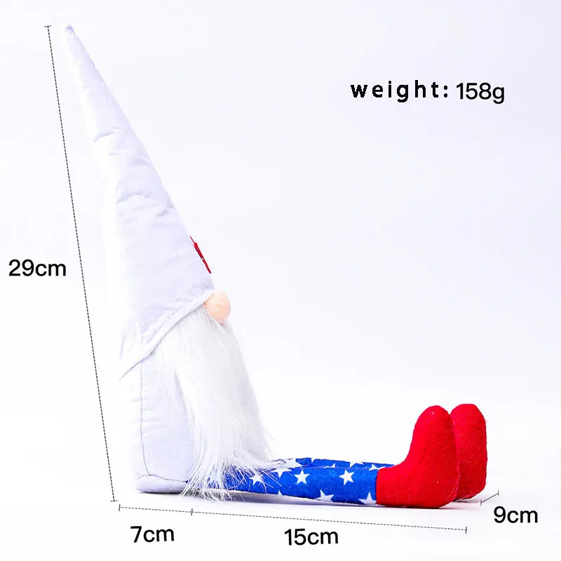 Pointed Hat Faceless Doll Nordic Gnome Red Blue White Rudolph Festive Supplies For Independence Day Veterans Day
Pointed Hat Faceless Doll Nordic Gnome Red Blue White Rudolph Festive Supplies For Independence Day Veterans Day