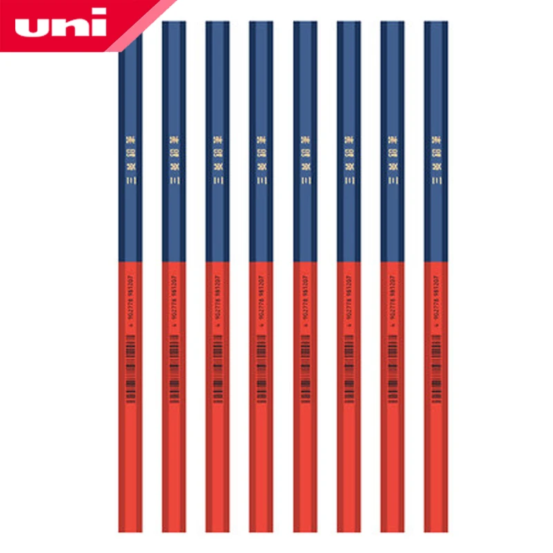 6PCS UNI Pencil 772 Hexagon Red and Blue Wooden Pole Two-color Marker Erasable Waterproof Office Meeting Marking Job Notes
6PCS UNI Pencil 772 Hexagon Red and Blue Wooden Pole Two-color Marker Erasable Waterproof Office Meeting Marking Job Notes