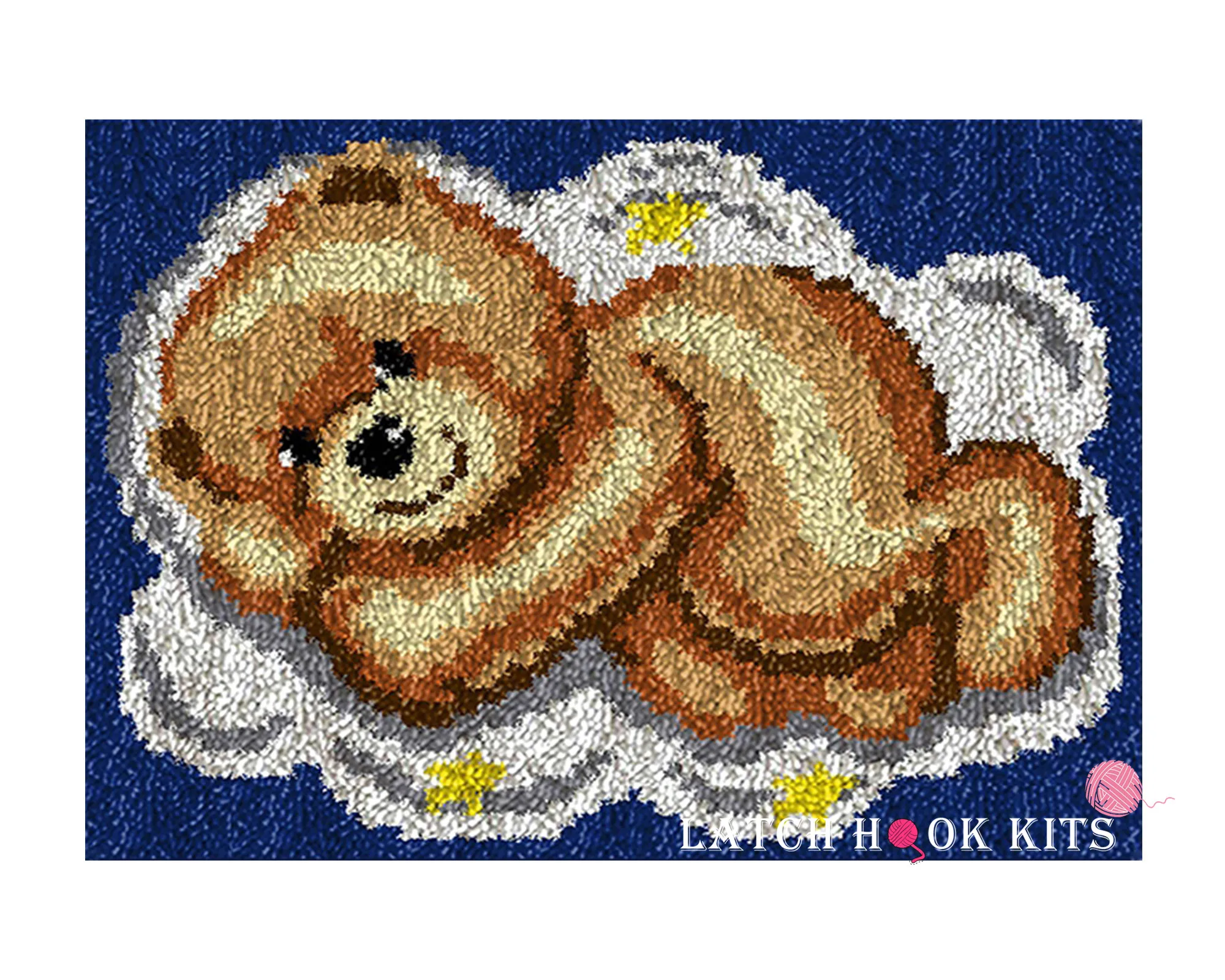 Latch Hook Rug Patterns DIY Cartoon bear Materials Package Handcraft Latch Hook Kits DS129
Latch Hook Rug Patterns DIY Cartoon bear Materials Package Handcraft Latch Hook Kits DS129