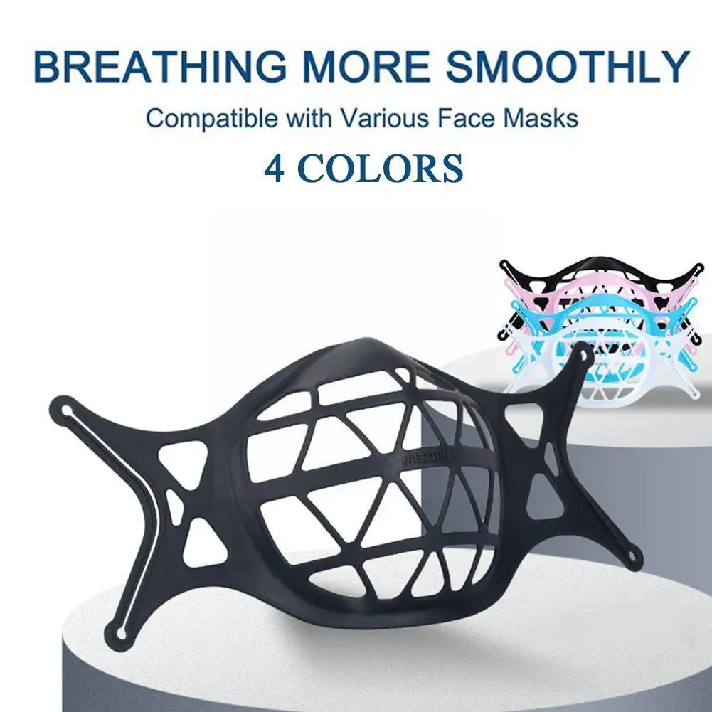 1pc Mask Holder 3D Stereo Silicone Inner Liner Anti-boring Support Breathable Lipstick Frame Mask Non-stick P7K0
1pc Mask Holder 3D Stereo Silicone Inner Liner Anti-boring Support Breathable Lipstick Frame Mask Non-stick P7K0