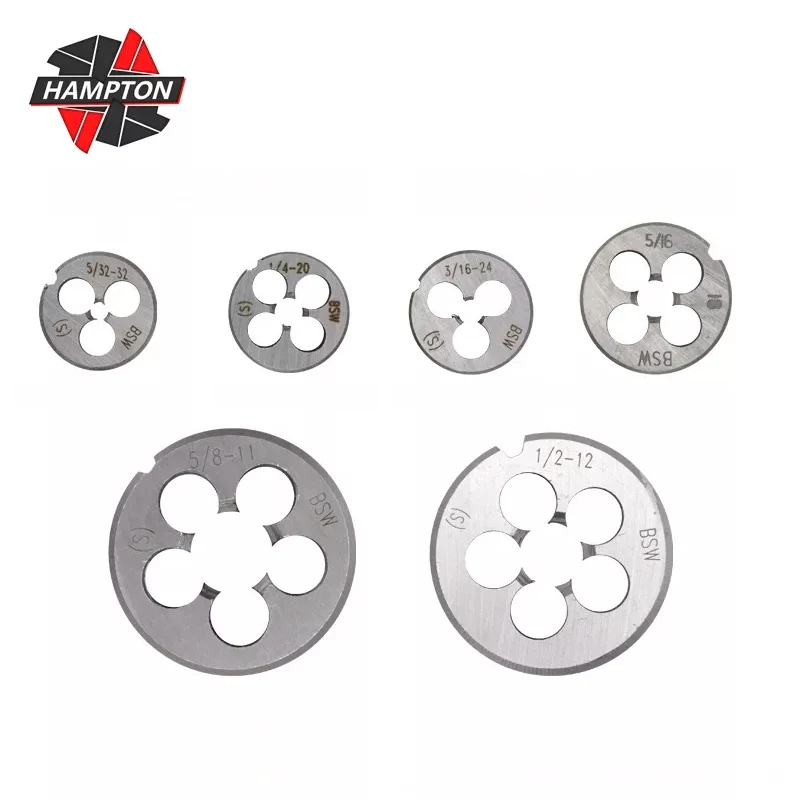HAMPTON Right Hand Thread Die BSW Machine Screw Die for Mold Machining Threading Tools
HAMPTON Right Hand Thread Die BSW Machine Screw Die for Mold Machining Threading Tools