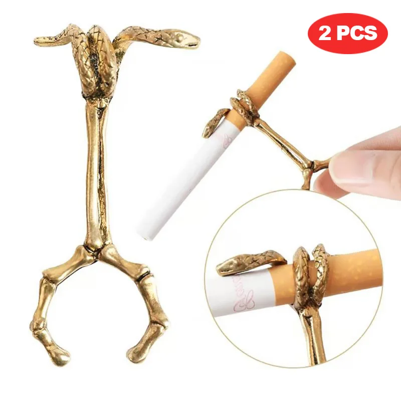 2 Pcs Cigarette Smoking Bracket for Men/Women Smoker to Prevent Fingers Yellowing Cigarette Clip Holder Fingers Ring Accessories
2 Pcs Cigarette Smoking Bracket for Men/Women Smoker to Prevent Fingers Yellowing Cigarette Clip Holder Fingers Ring Accessories