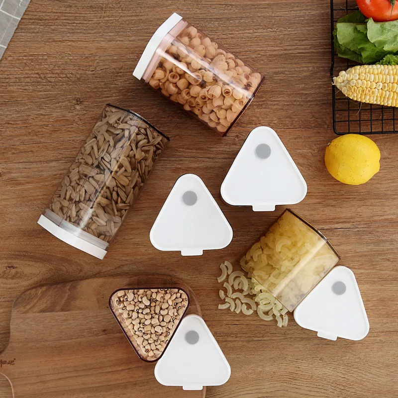 2PC Nordic Triangle Sealed Tank Simple Sealed Household Storage of Dry Food Mung Bean Melon Seed Milk Powder Storage Box
2PC Nordic Triangle Sealed Tank Simple Sealed Household Storage of Dry Food Mung Bean Melon Seed Milk Powder Storage Box
