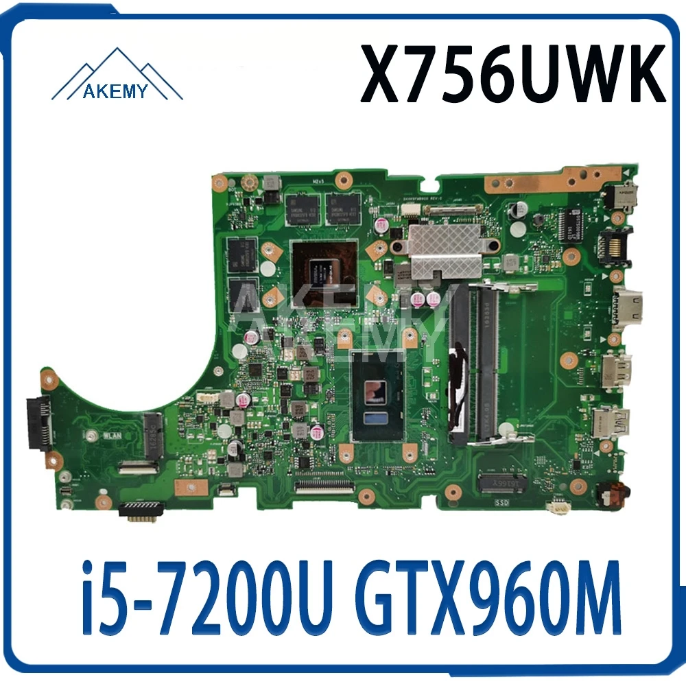 Akemy Новая материнская плата X756UWK i5-7200U GTX960M для ASUS X756UW X756UQK X756UQ X756UR X756UWK X756UXM Laotop материнская плата
Akemy Новая материнская плата X756UWK i5-7200U GTX960M для ASUS X756UW X756UQK X756UQ X756UR X756UWK X756UXM Laotop материнская плата