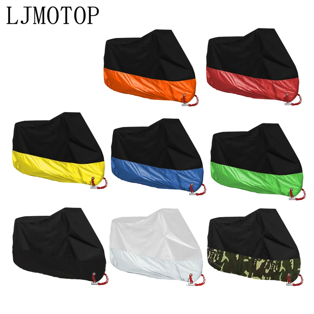 Motorcycle Cover Dustproof Waterproof Sun Block Protector Case Tent For Suzuki GSF600 Bandit GS1000 GS500 GSX1100F Katana
Motorcycle Cover Dustproof Waterproof Sun Block Protector Case Tent For Suzuki GSF600 Bandit GS1000 GS500 GSX1100F Katana