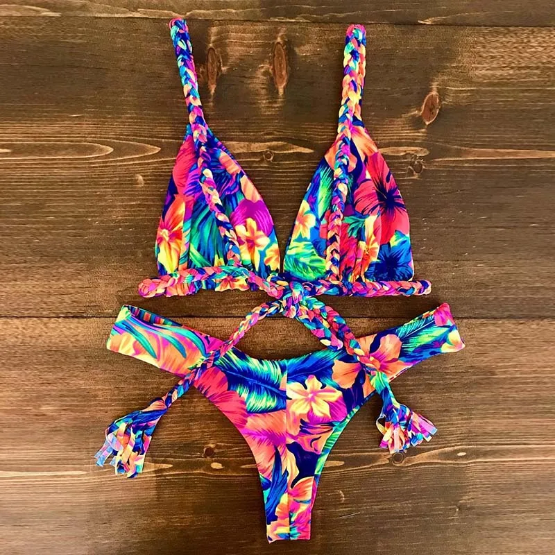 Bikini 2021 Sexy Brazilian Bikini Set Print Bikinis Women Swimsuit Push Up Swimwear Women Bathing Suit Swim Wear Biquini
Bikini 2021 Sexy Brazilian Bikini Set Print Bikinis Women Swimsuit Push Up Swimwear Women Bathing Suit Swim Wear Biquini