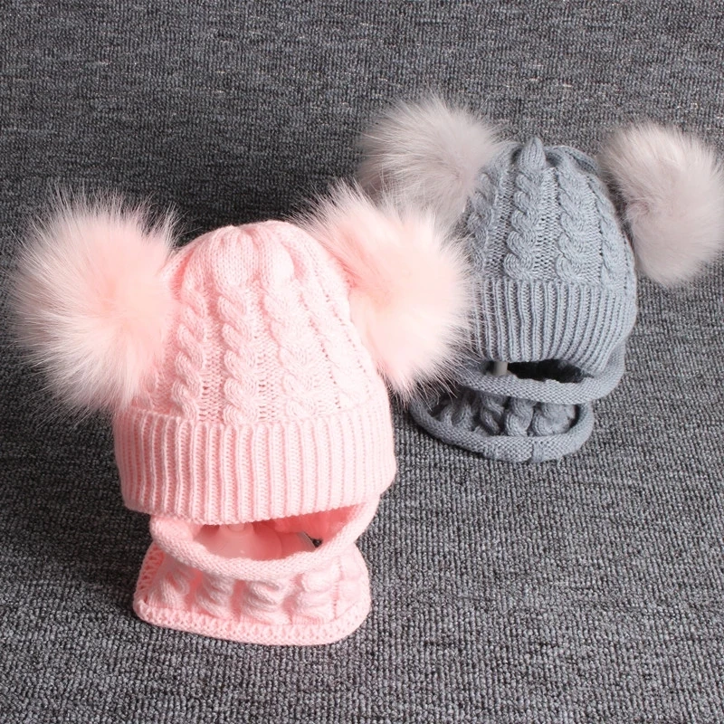 Newborn Baby Hat Scarf Set Pompom Cartoon Infant Baby Girl Boy Winter Hat For Kids Warm Knitted Children Boys Girls Beanie Cap
Newborn Baby Hat Scarf Set Pompom Cartoon Infant Baby Girl Boy Winter Hat For Kids Warm Knitted Children Boys Girls Beanie Cap