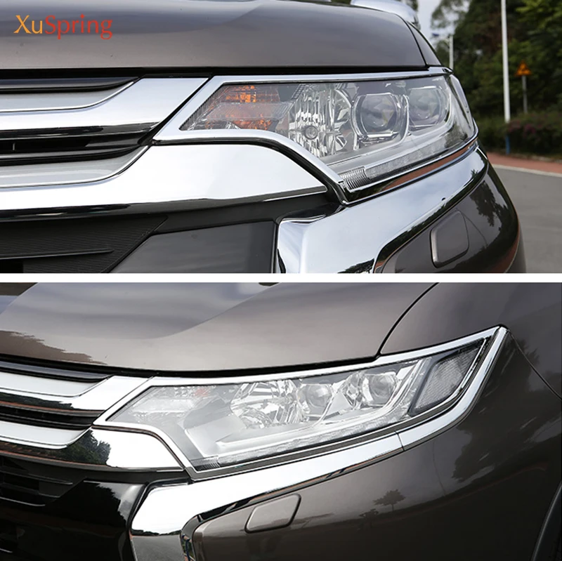 Car Front Head Lights Frame Cover Trim Bezel Strips Chrome Stickers for Mitsubishi Outlander 2013-2020
Car Front Head Lights Frame Cover Trim Bezel Strips Chrome Stickers for Mitsubishi Outlander 2013-2020