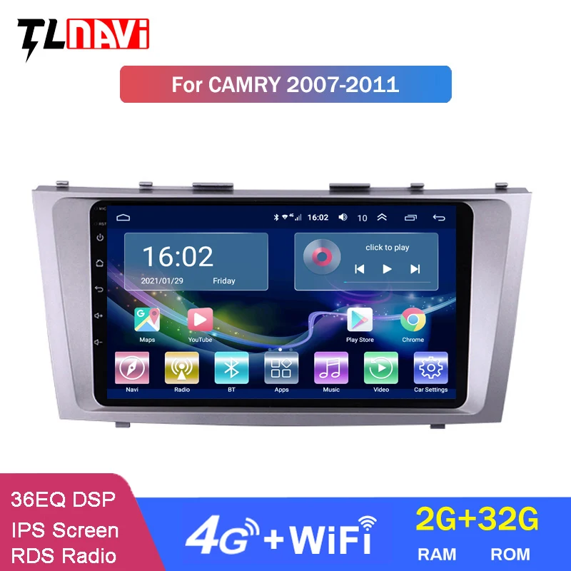 4G LTE 2G RAM 9 Inch Android 10 Full Touch Screen Car Multimedia System For Toyota Camry 2007-2011 GPS Radio Navigation
4G LTE 2G RAM 9 Inch Android 10 Full Touch Screen Car Multimedia System For Toyota Camry 2007-2011 GPS Radio Navigation