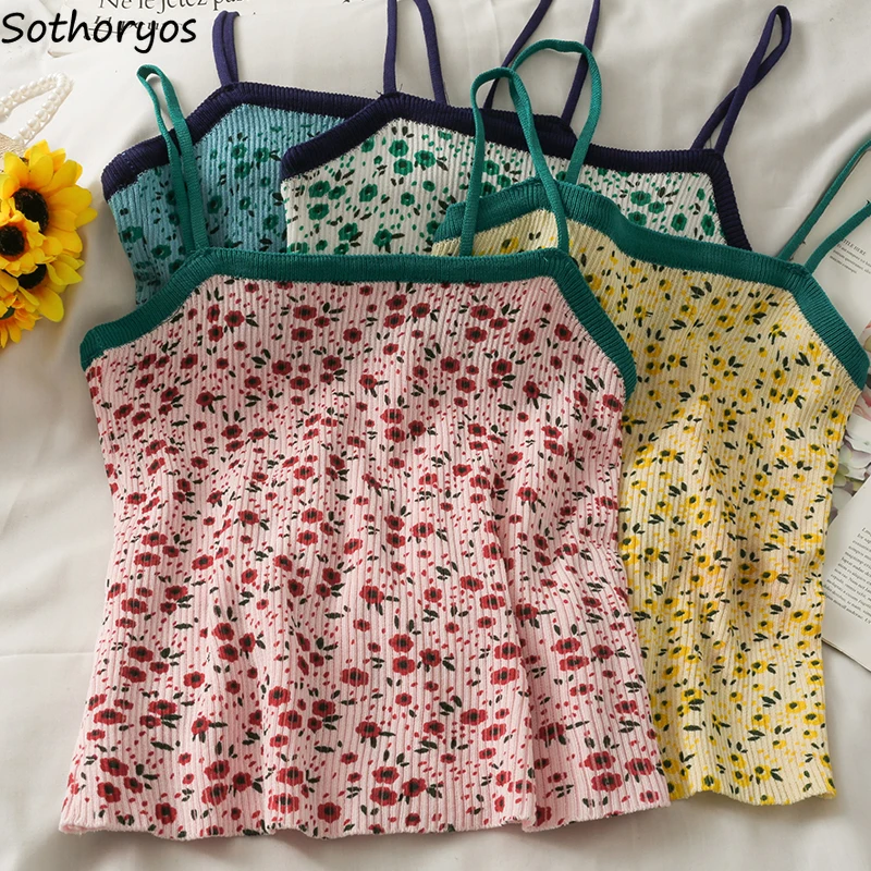 Майка женская летняя дышащая с цветочным принтом, милая универсальная трикотажная Базовая кофта, пикантный Топ без рукавов, эластичный в ру...
Майка женская летняя дышащая с цветочным принтом, милая универсальная трикотажная Базовая кофта, пикантный Топ без рукавов, эластичный в ру...