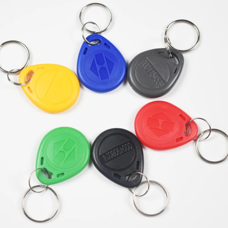 100pcs RFID Keychain Card Tag Key 125khz ID Keyfob TK4100 EM4100 Access Control Time Attendance Fob Token Ring 
100pcs RFID Keychain Card Tag Key 125khz ID Keyfob TK4100 EM4100 Access Control Time Attendance Fob Token Ring