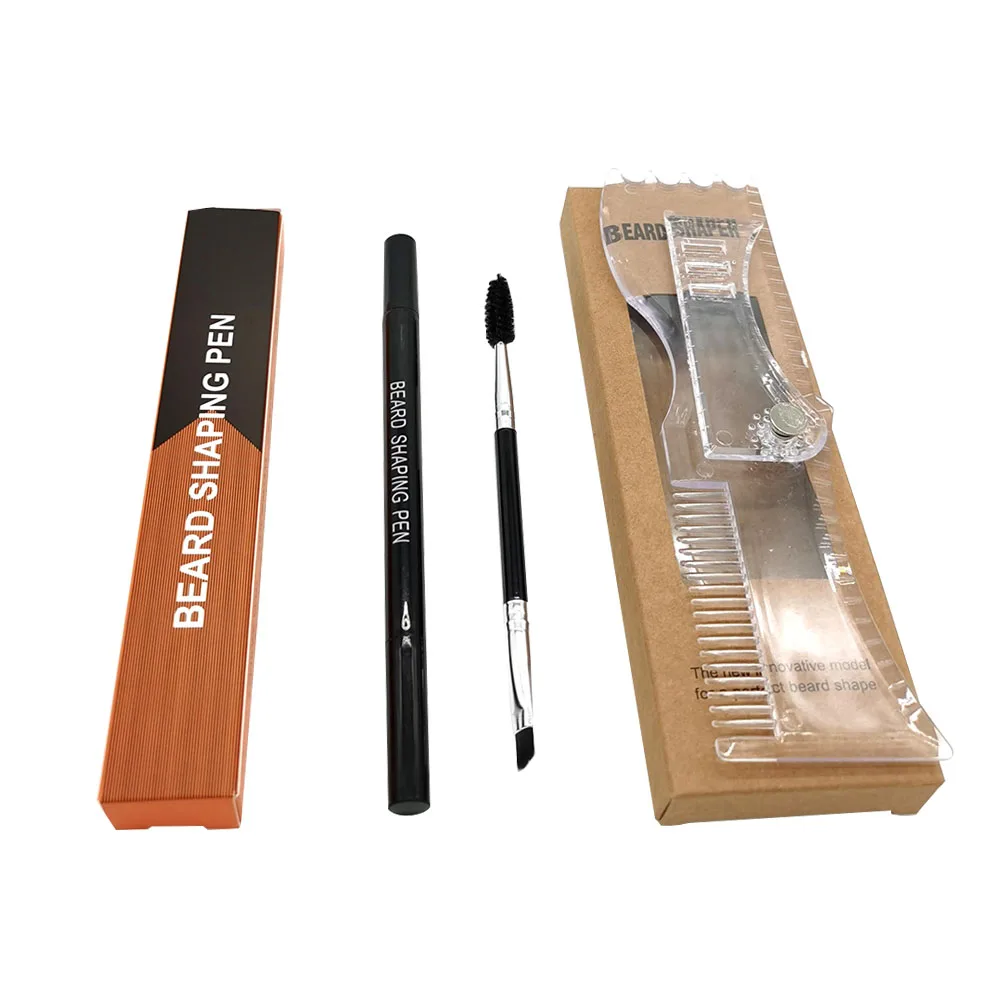 3pcs Men Long Lasting Enhancer Water Proof Makeup Natural Finish Styling Comb Facial Beard Filler Pencil With Brush Shaping
3pcs Men Long Lasting Enhancer Water Proof Makeup Natural Finish Styling Comb Facial Beard Filler Pencil With Brush Shaping