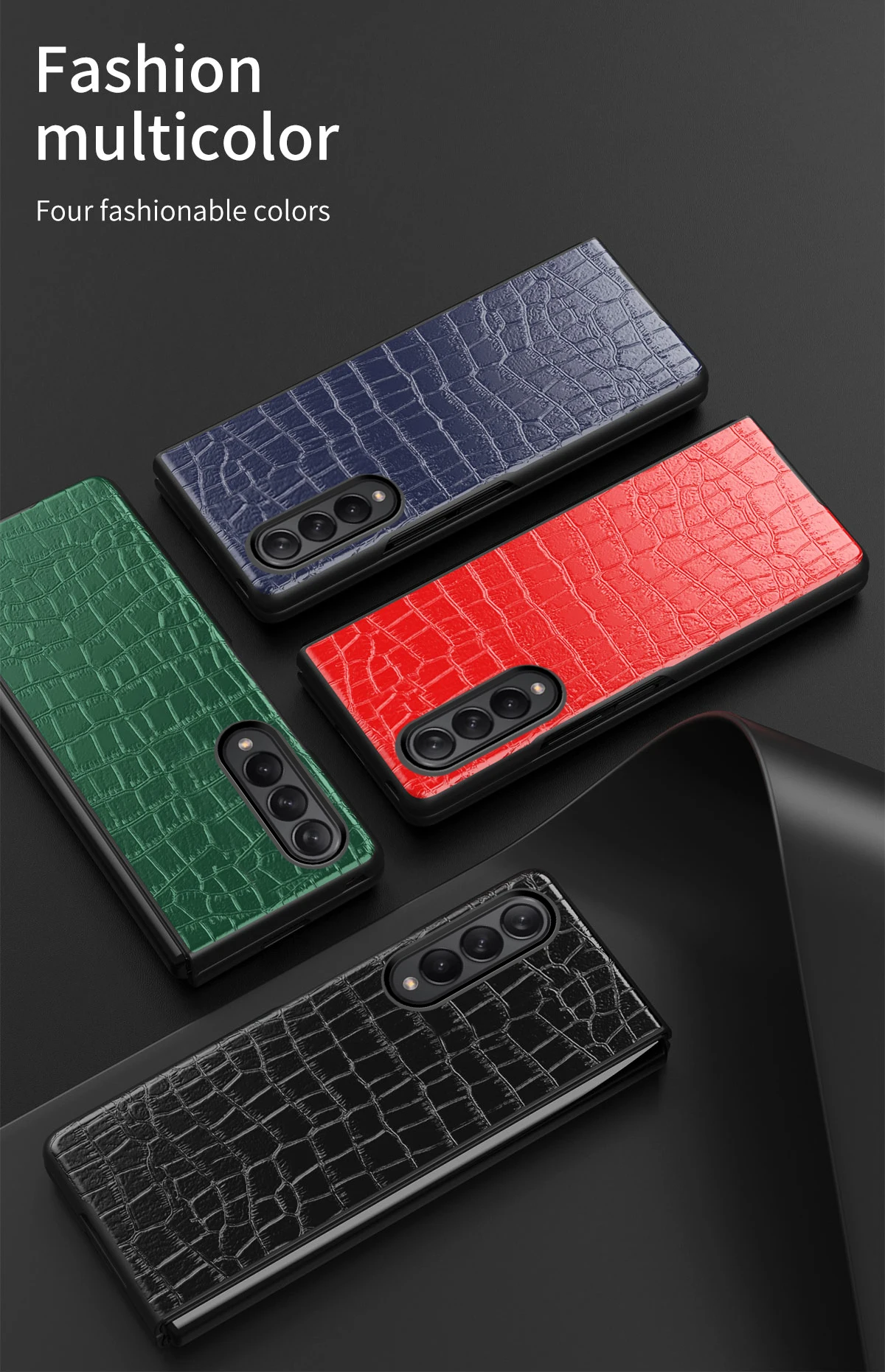 Folding PU Leather Cover For Samsung Galaxy Z Fold3 5G Case Shockproof Phone Case Z Fold3 5G Full Protection
Folding PU Leather Cover For Samsung Galaxy Z Fold3 5G Case Shockproof Phone Case Z Fold3 5G Full Protection