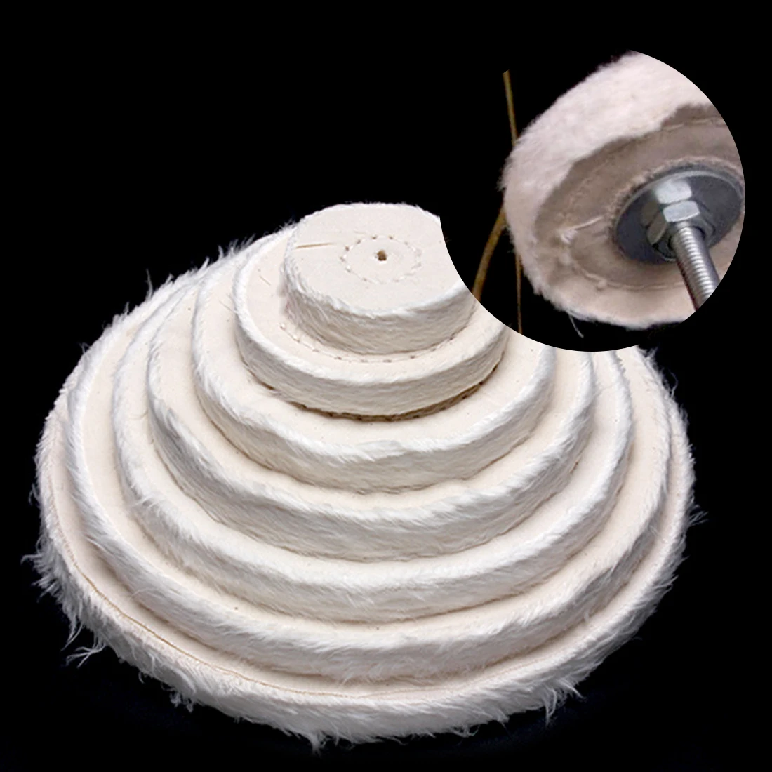2 inch -12 inch polishing wheel polishing wheel cloth cotton fluff polishing wheel gold and silver jewelry mirror polishing
2 inch -12 inch polishing wheel polishing wheel cloth cotton fluff polishing wheel gold and silver jewelry mirror polishing