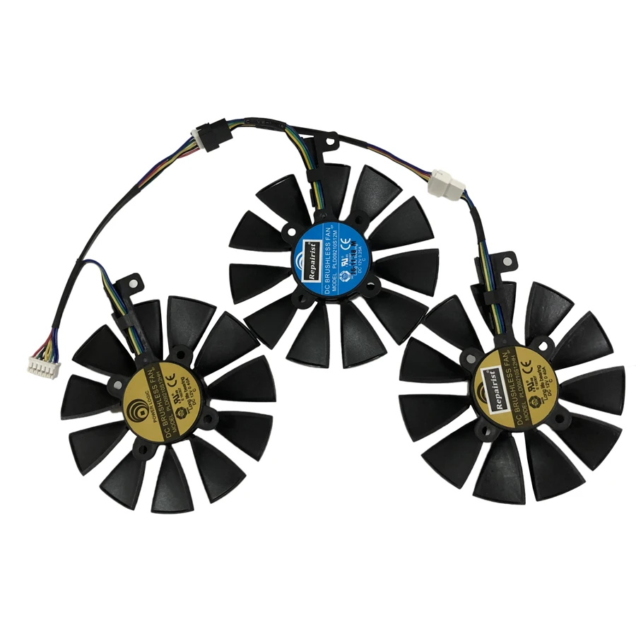 Видеовентилятор PLD09210S12HH STRIX GTX 1080/1060/1070/980Ti RXVEGA GPU VGA для ASUS RX VEGA 64/56 видеокарта в