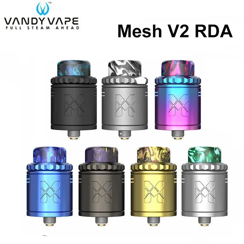 Оригинальный Vandy vape Mesh V2 RDA с более широким M проводом rda атомайзер VS phobia v2 mesh |