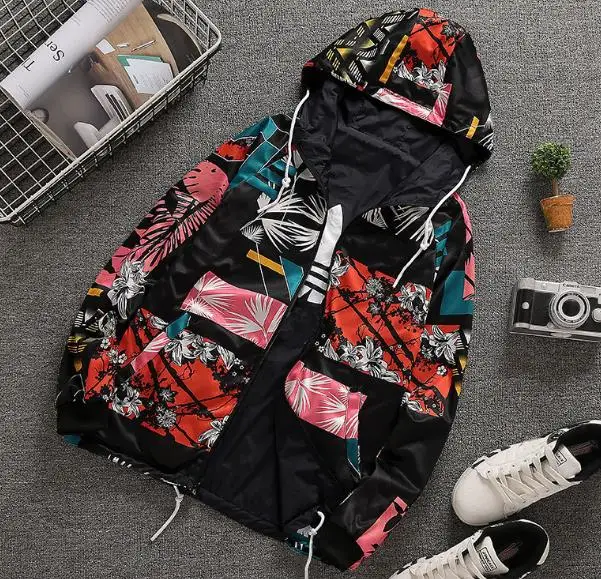 Spring Autumn new Men Women wear two sides wearing Jacket Korean Mens windbreaker camouflage hooded Womens Jackets Coat
Spring Autumn new Men Women wear two sides wearing Jacket Korean Mens windbreaker camouflage hooded Womens Jackets Coat