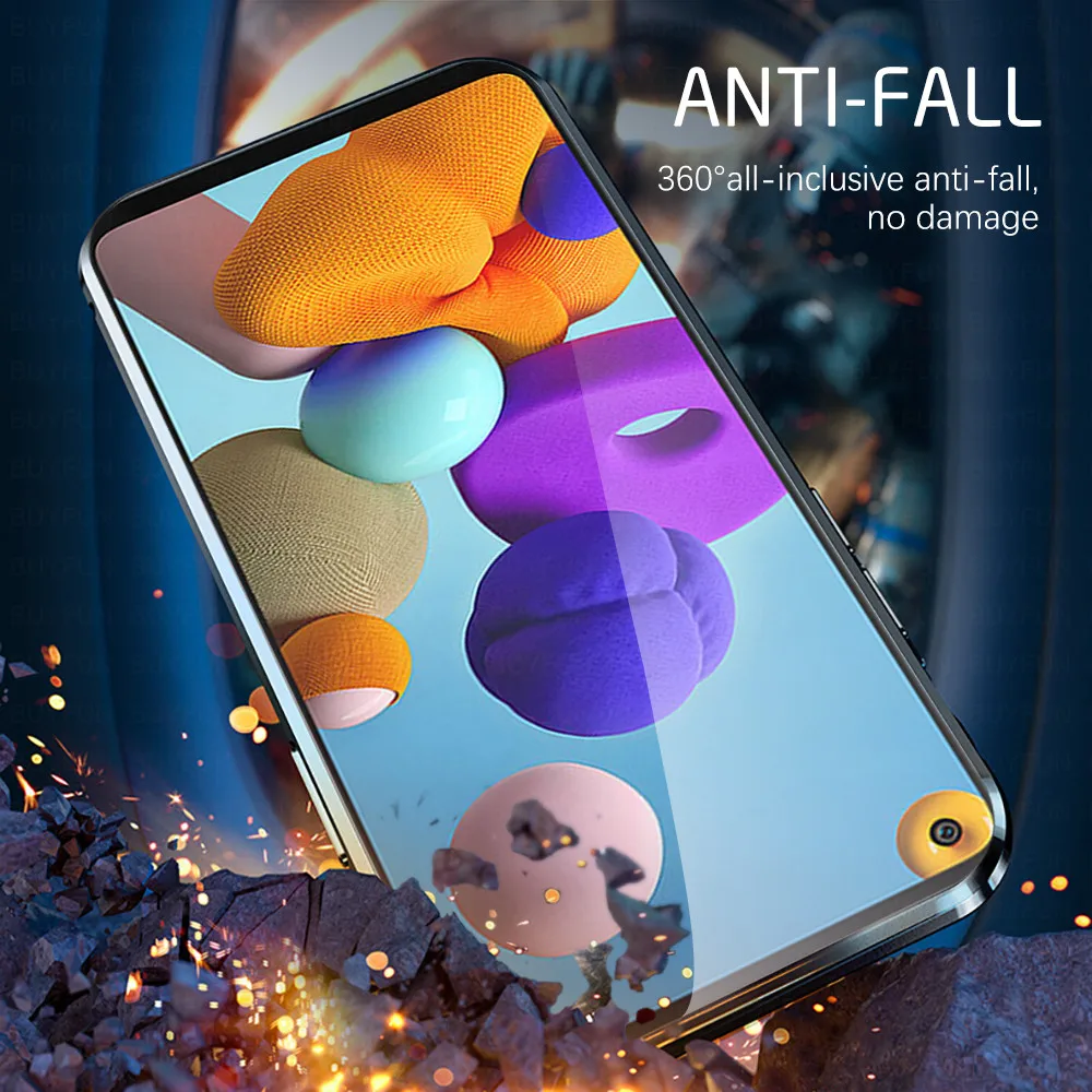 Magnetic Flip Case For samsung galaxy a21s a 21s 21 s a217F 6.5'' Double-sided tempered glass phone cover coque fundas cases
Magnetic Flip Case For samsung galaxy a21s a 21s 21 s a217F 6.5'' Double-sided tempered glass phone cover coque fundas cases