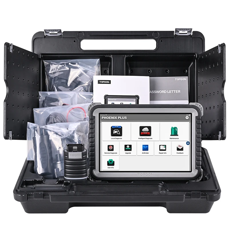 TOPDON Phoenix Plus Car OBD2 Diagnostic Scanner Full System Auto IMMO ECU Coding Diagnostic Tool Key Coding
TOPDON Phoenix Plus Car OBD2 Diagnostic Scanner Full System Auto IMMO ECU Coding Diagnostic Tool Key Coding