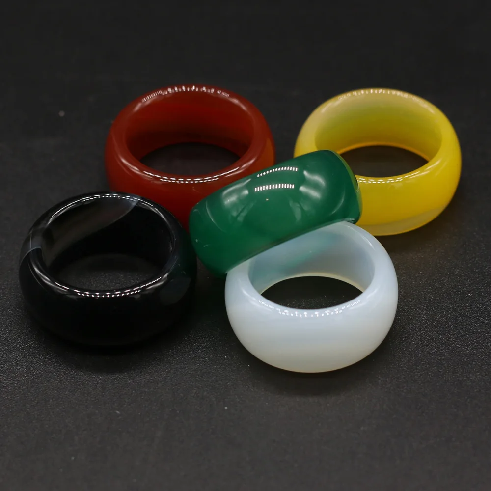 2021Explosive Natural Semi-precious Stones Multicolor Agate Round Ring DIY Fashion Rings Jewelry Decoration Gift Banquet 5PCS
2021Explosive Natural Semi-precious Stones Multicolor Agate Round Ring DIY Fashion Rings Jewelry Decoration Gift Banquet 5PCS