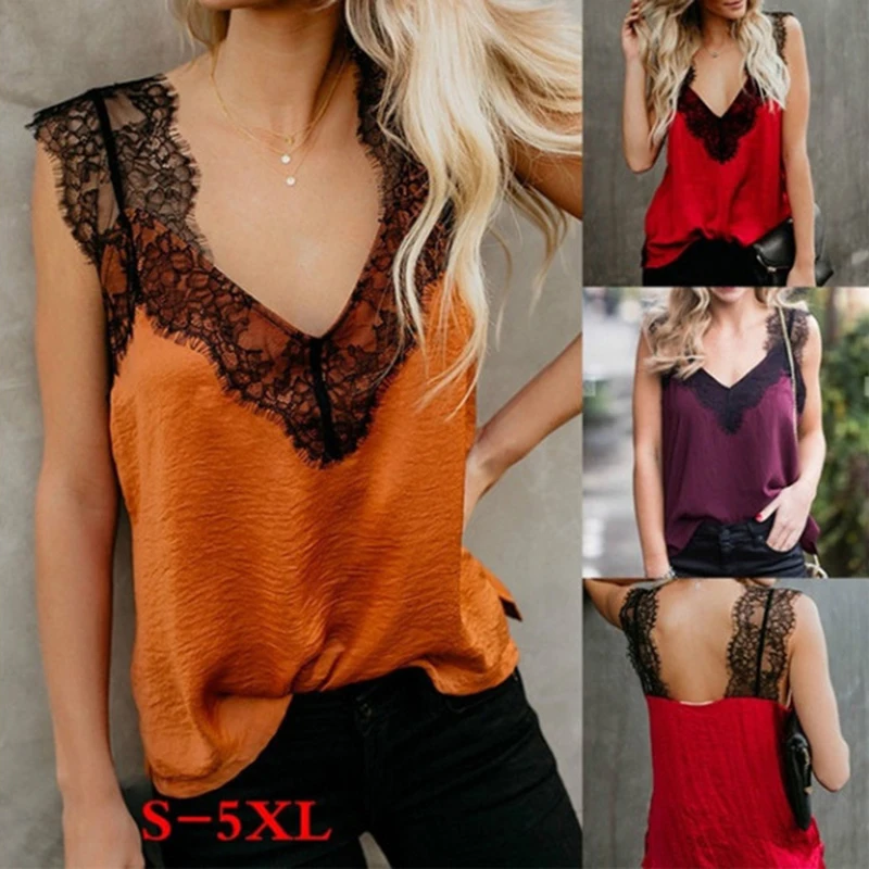 Lace V Neck Chiffon Black Tank Top Women Korean Fashion Ladies Summer Top Plus Size Sexy Shirt Cami Purple Silk Top Shirt Femme
Lace V Neck Chiffon Black Tank Top Women Korean Fashion Ladies Summer Top Plus Size Sexy Shirt Cami Purple Silk Top Shirt Femme