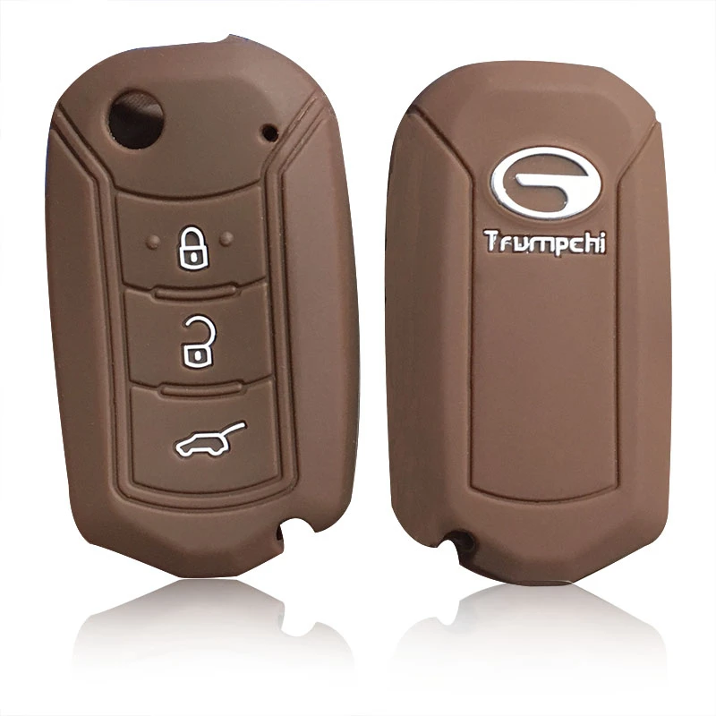 Силиконовый чехол для ключей автомобиля Trumpchi GS3 GS4 GA3S GS8 GS5 GS7 брелока держатель