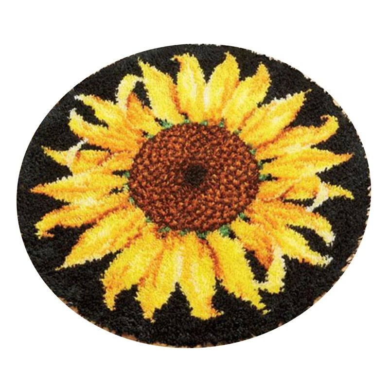 Latch Hook Kit, DIY Crochet Yarn Kits, 20.4 X 20.4 Inch Sunflower Rug Making Crafts For Kids Adults And Beginners
Latch Hook Kit, DIY Crochet Yarn Kits, 20.4 X 20.4 Inch Sunflower Rug Making Crafts For Kids Adults And Beginners