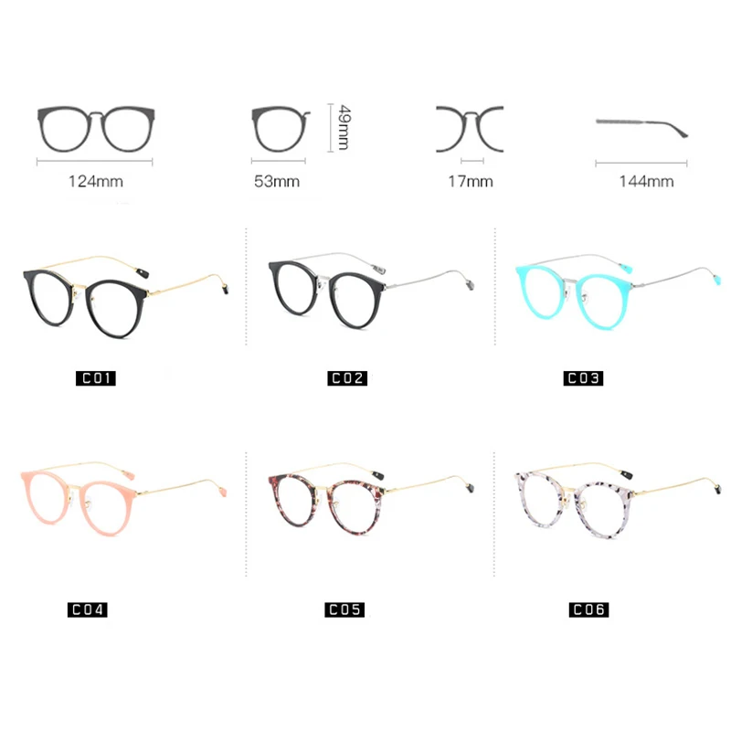Candy Color Patchwork PC Alloy Frame Glasses For Women Girls Cute Cat Eye Student's Glasses Computer Vision Care Reading Glasses
Candy Color Patchwork PC Alloy Frame Glasses For Women Girls Cute Cat Eye Student's Glasses Computer Vision Care Reading Glasses