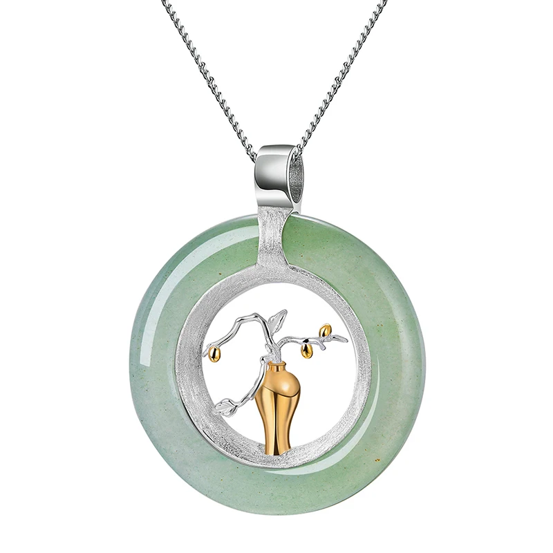 Lotus Fun Real 925 Sterling Silver Handmade Fine Jewelry Classic Oriental Element Flower Vase Design Pendant without Necklace
Lotus Fun Real 925 Sterling Silver Handmade Fine Jewelry Classic Oriental Element Flower Vase Design Pendant without Necklace